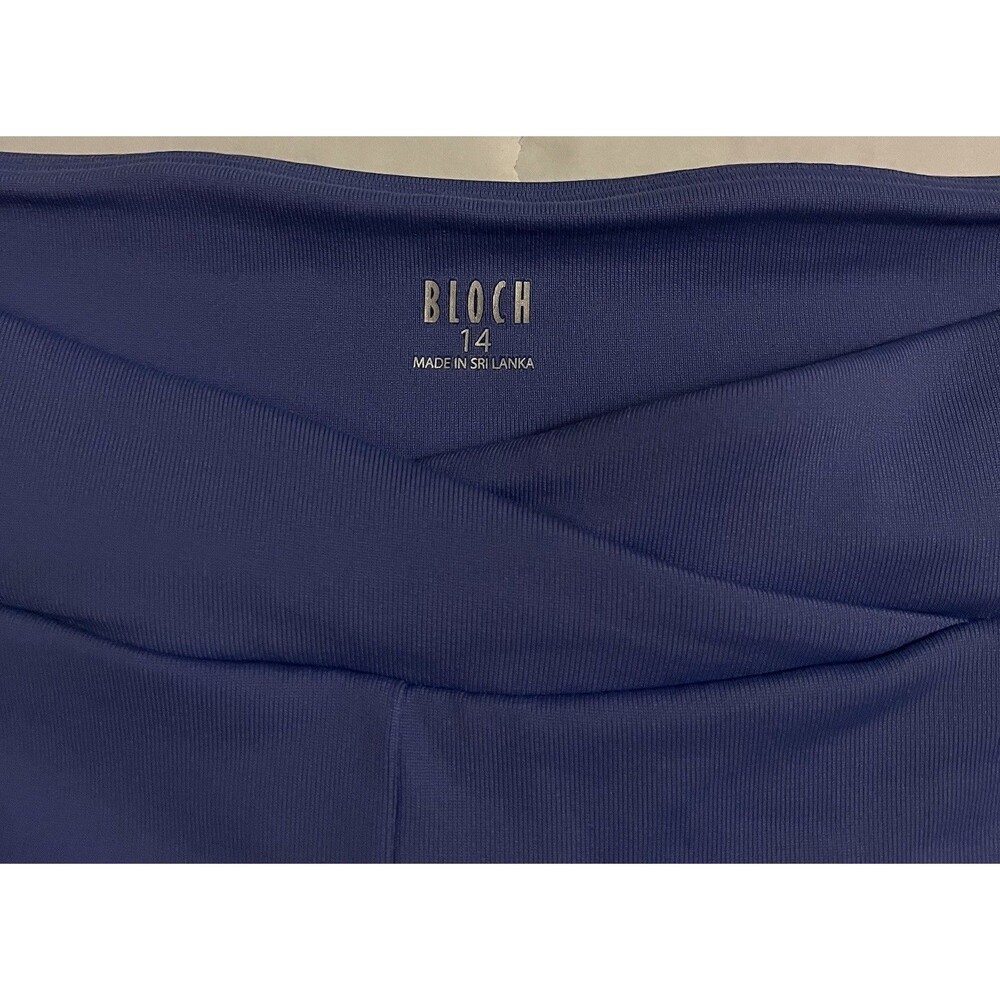 Bloch Capri Leggings Pants Women’s Sz 14 Purple Yoga Athletic Workout Fitness - Picture 4 of 6